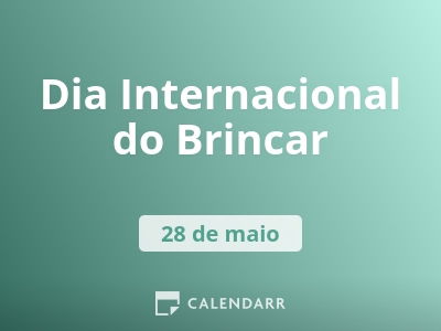 Dia Internacional do Brincar