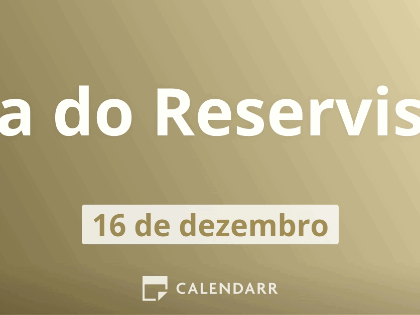 Exército Brasileiro 🇧🇷 on X: 16 de dezembro - Dia do Reservista