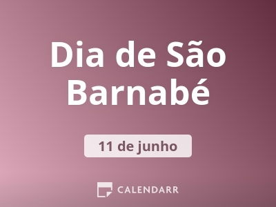 Dia de São Barnabé
