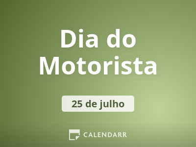 Dia do Motorista