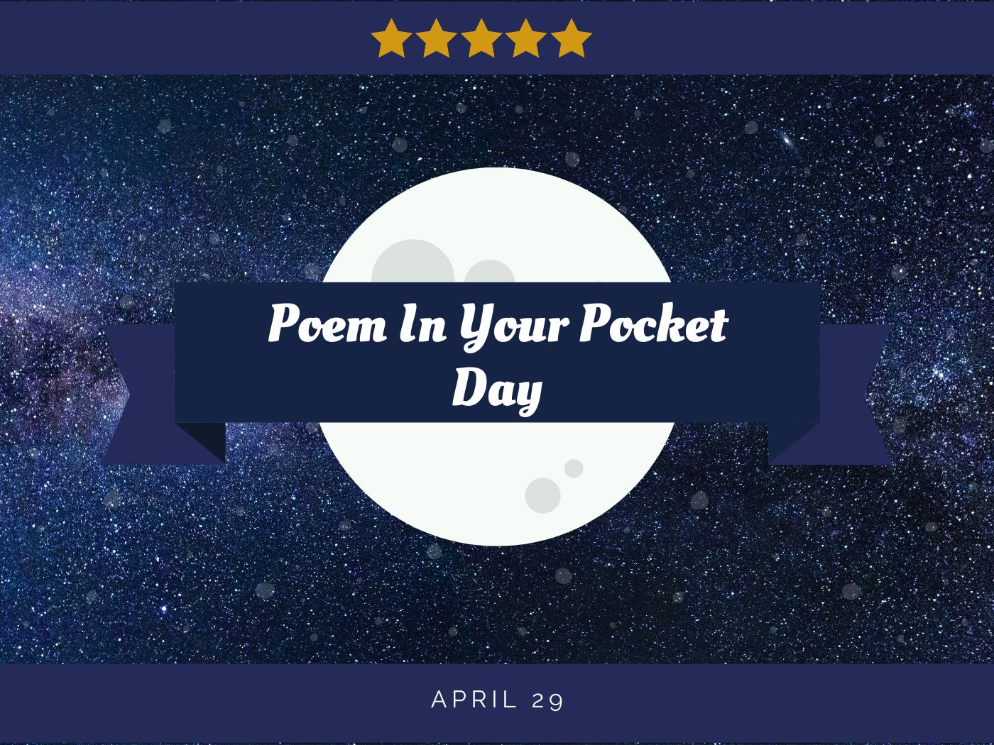 Poem In Your Pocket Day