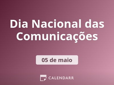 Comunicação sobre hoje em dia