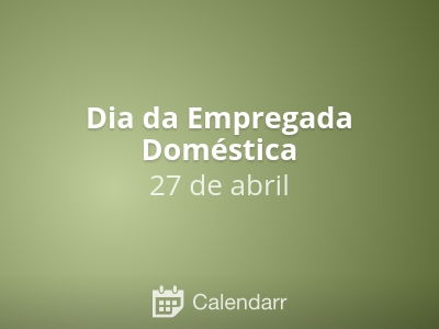 Dia da Empregada Doméstica