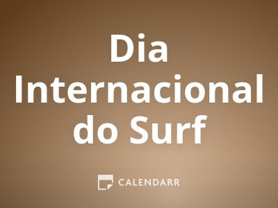 Dia Internacional do Surf