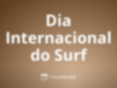 Dia Internacional do Surf