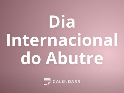 Dia Internacional do Abutre
