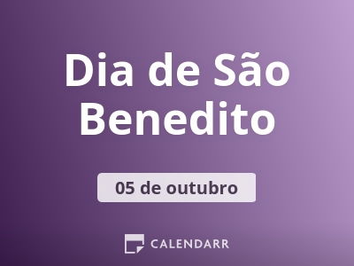 Dia de São Benedito