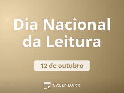 Dia Nacional da Leitura