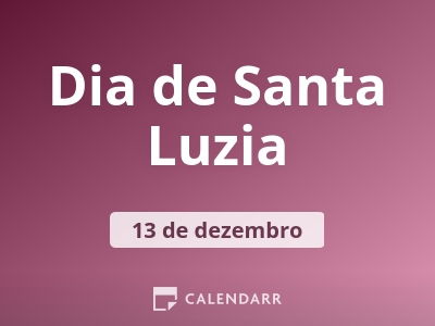 Dia de Santa Luzia