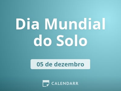 Dia Mundial do Solo