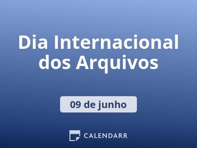 Dia Internacional dos Arquivos