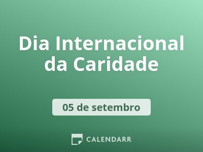 Dia Internacional da Caridade