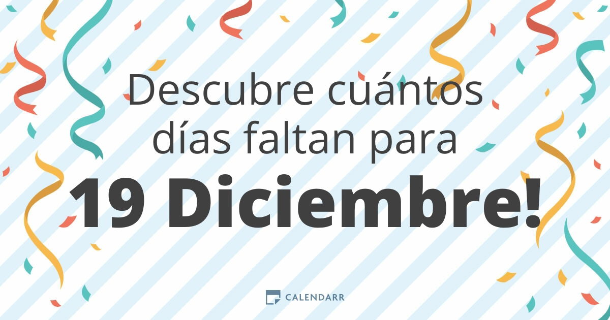 days missing 19 dic esp og