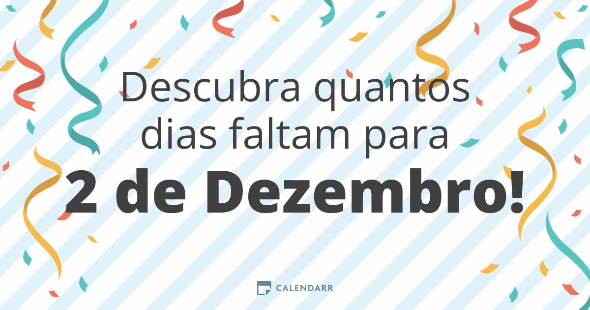 Descubra quantos dias faltam para 2