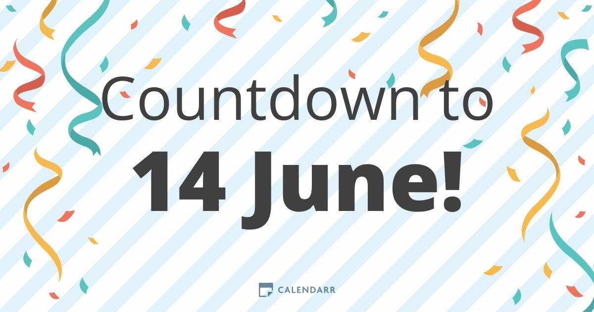 Countdown to 14 June Calendarr