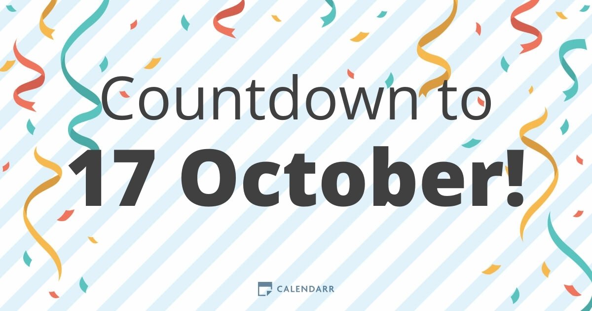 Countdown to 17 October Calendarr