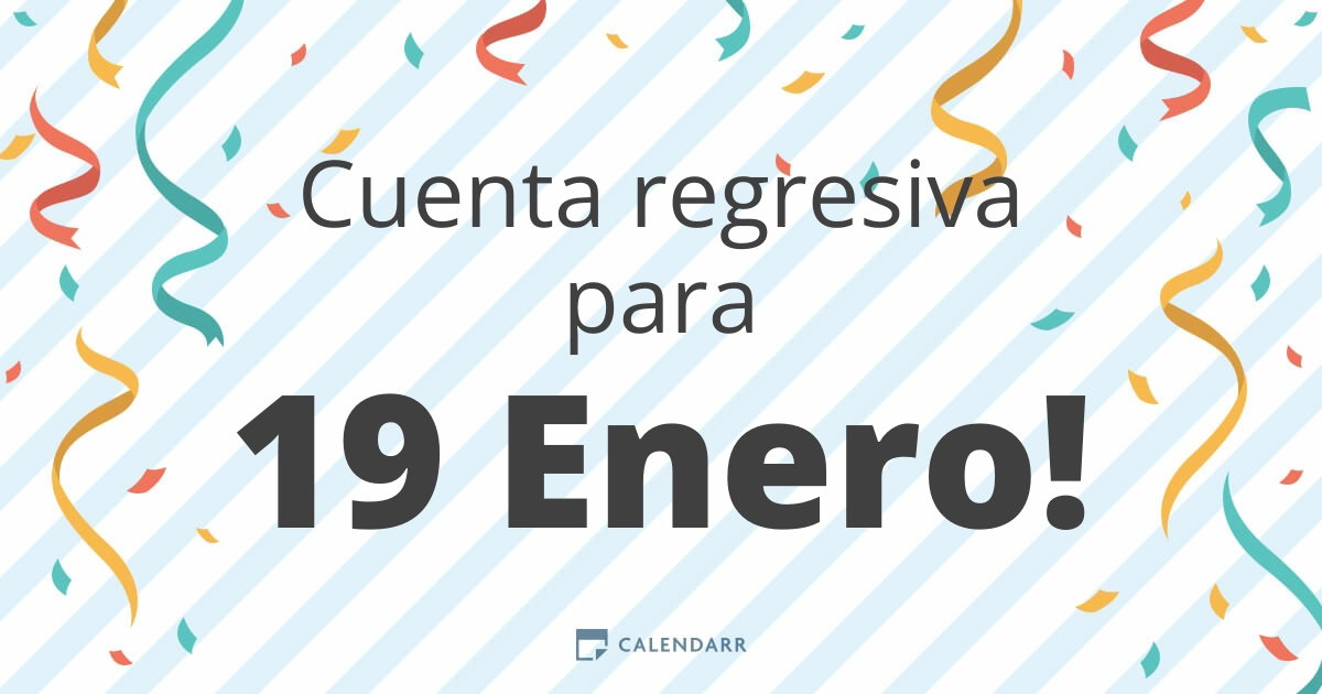 Día De Año Nuevo Cuenta Regresiva