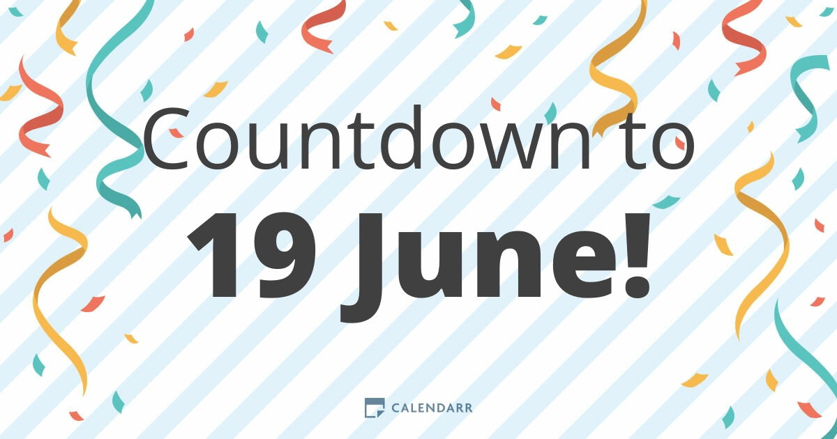 Countdown to 19 June Calendarr