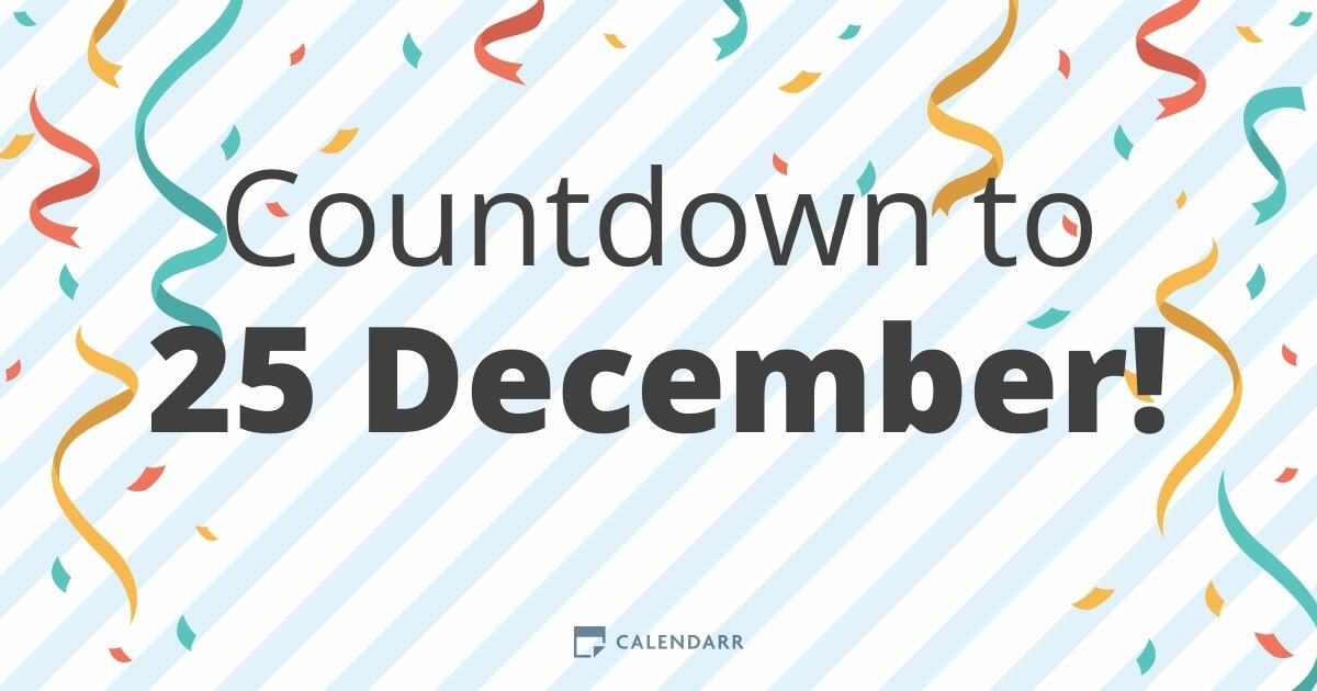 Countdown to 25 December Calendarr