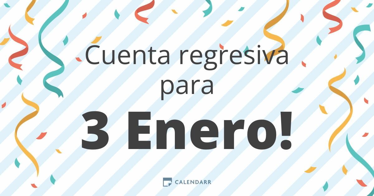 Día De Año Nuevo Cuenta Regresiva