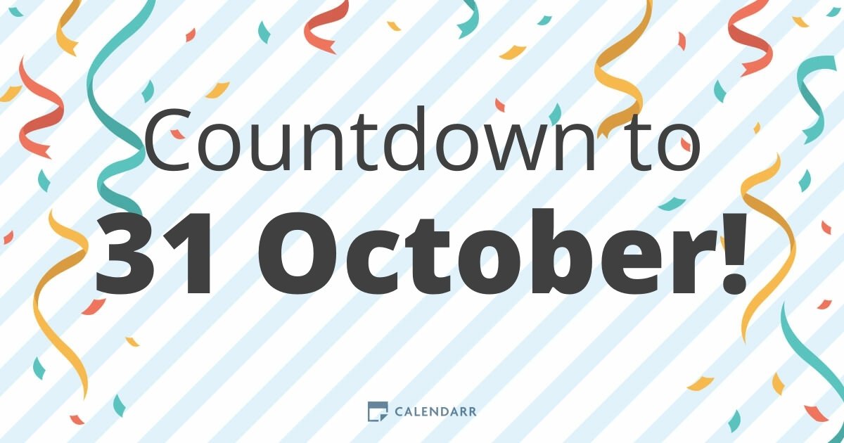 Countdown to 31 October Calendarr