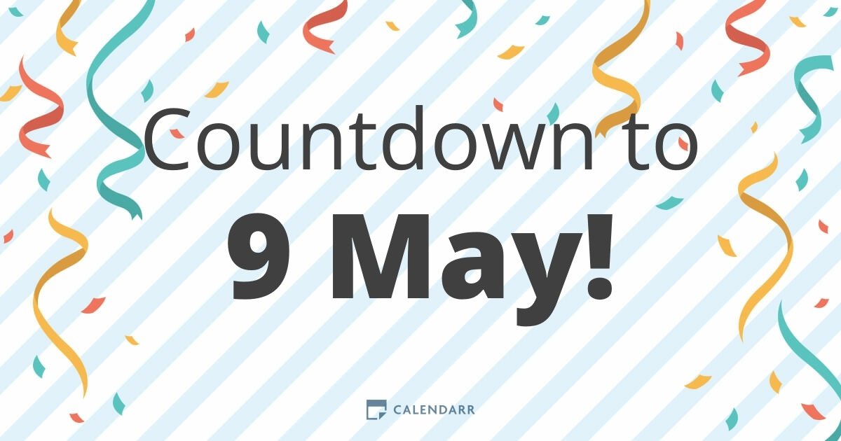 Countdown to 9 May Calendarr