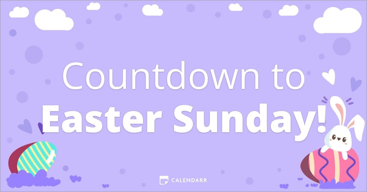 Countdown to Easter Sunday Calendarr
