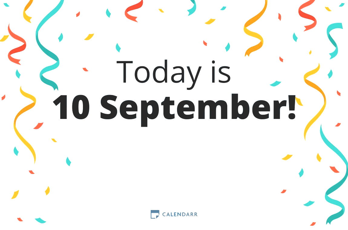 How many days until 10 September - Calendarr