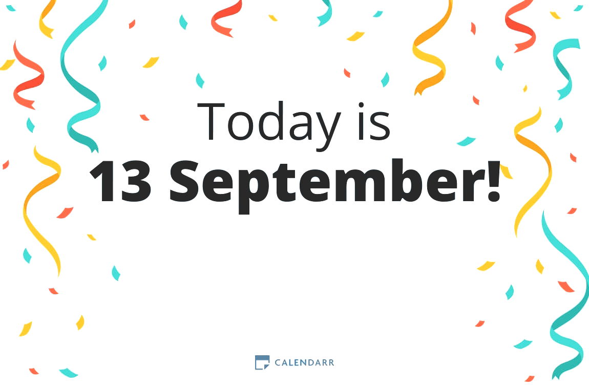 How many days until 13 September - Calendarr