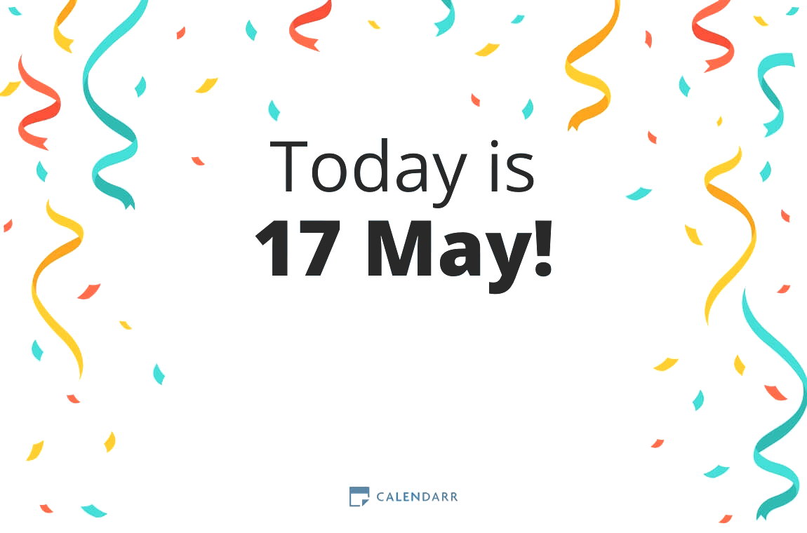 How many days until 17 May - Calendarr