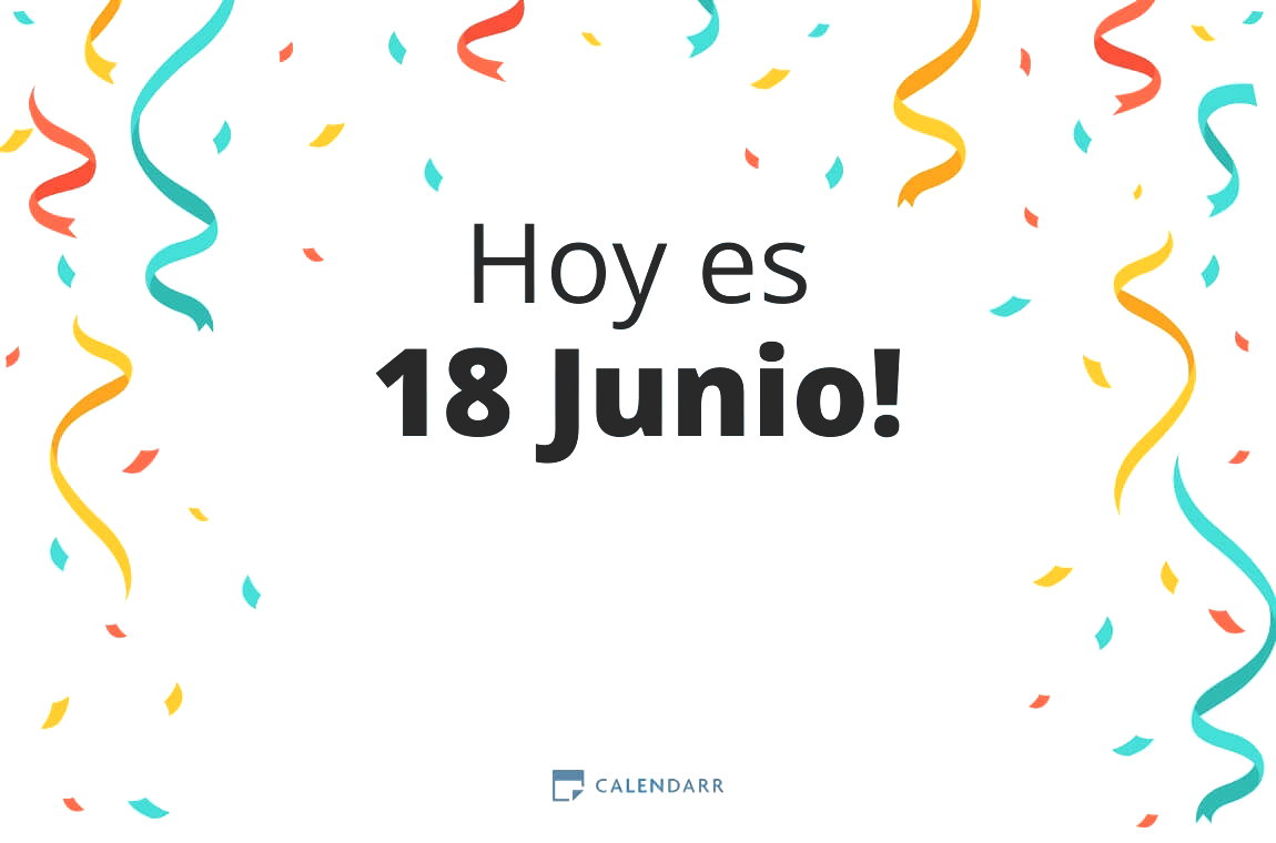 Descubre cuántos días faltan para 18 Junio - Calendarr