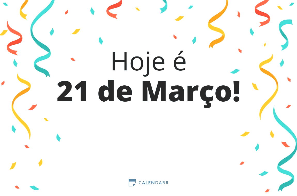 Descubra quantos dias faltam para 21 de Março - Calendarr