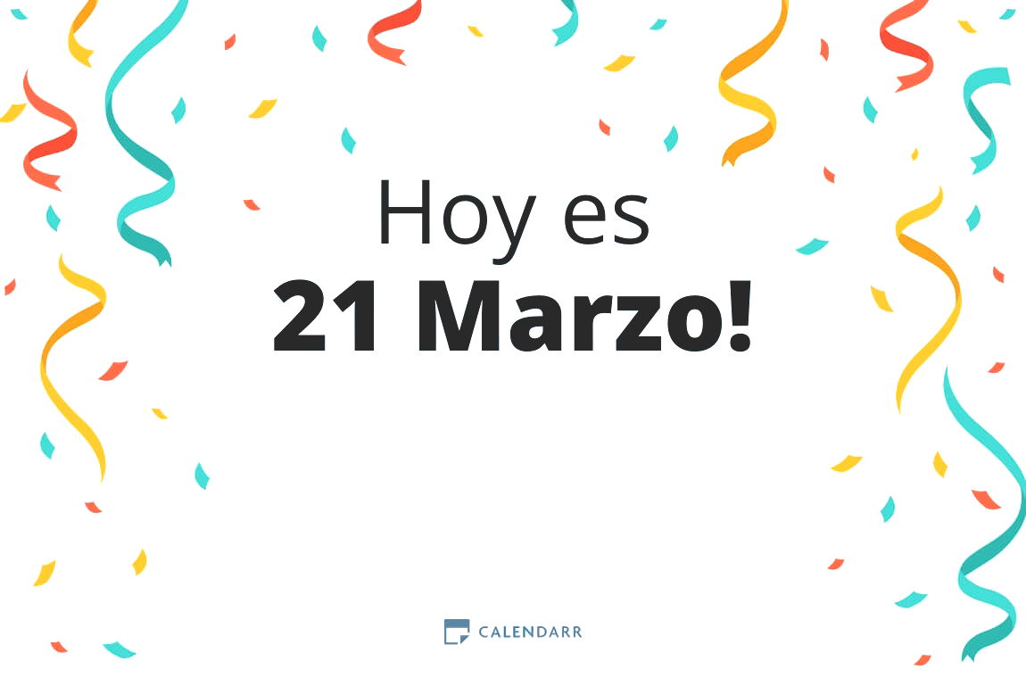 Descubre cuántos días faltan para 21 Marzo - Calendarr