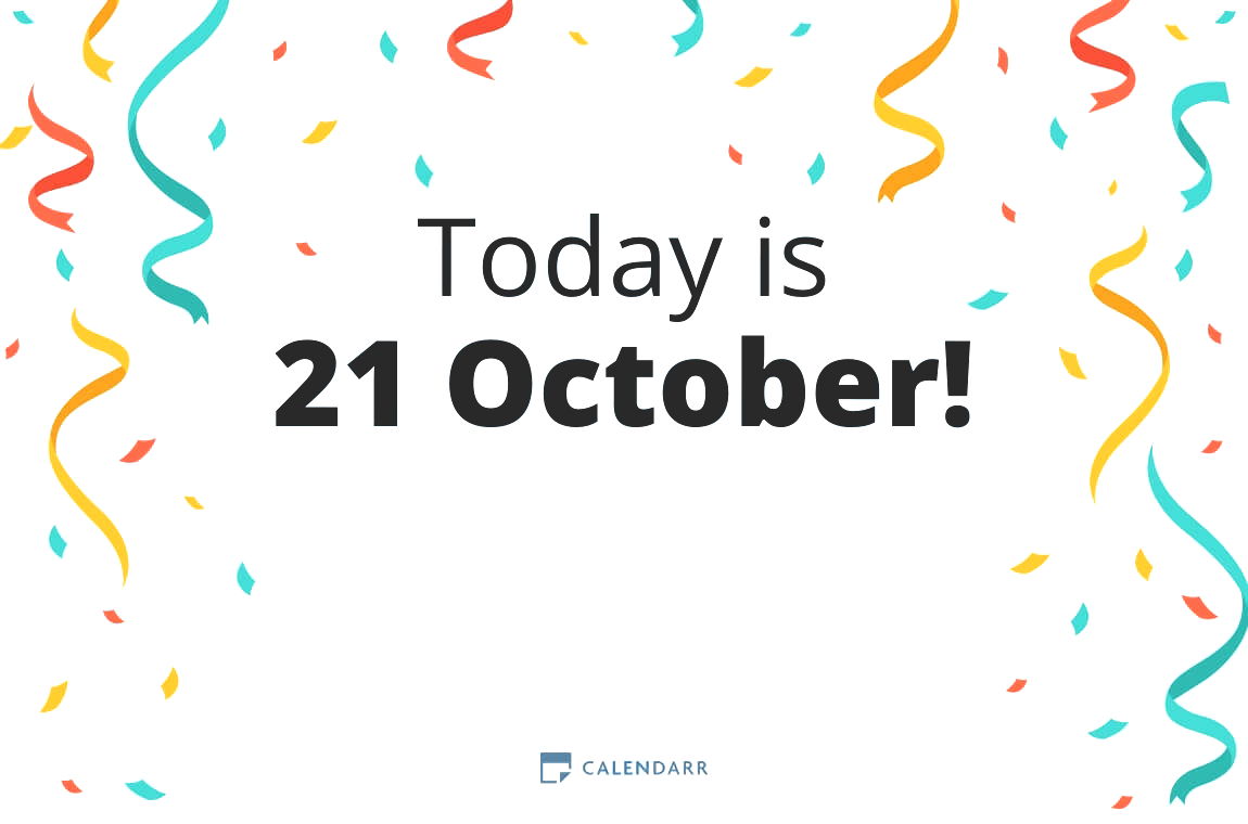 How many days until 21 October - Calendarr