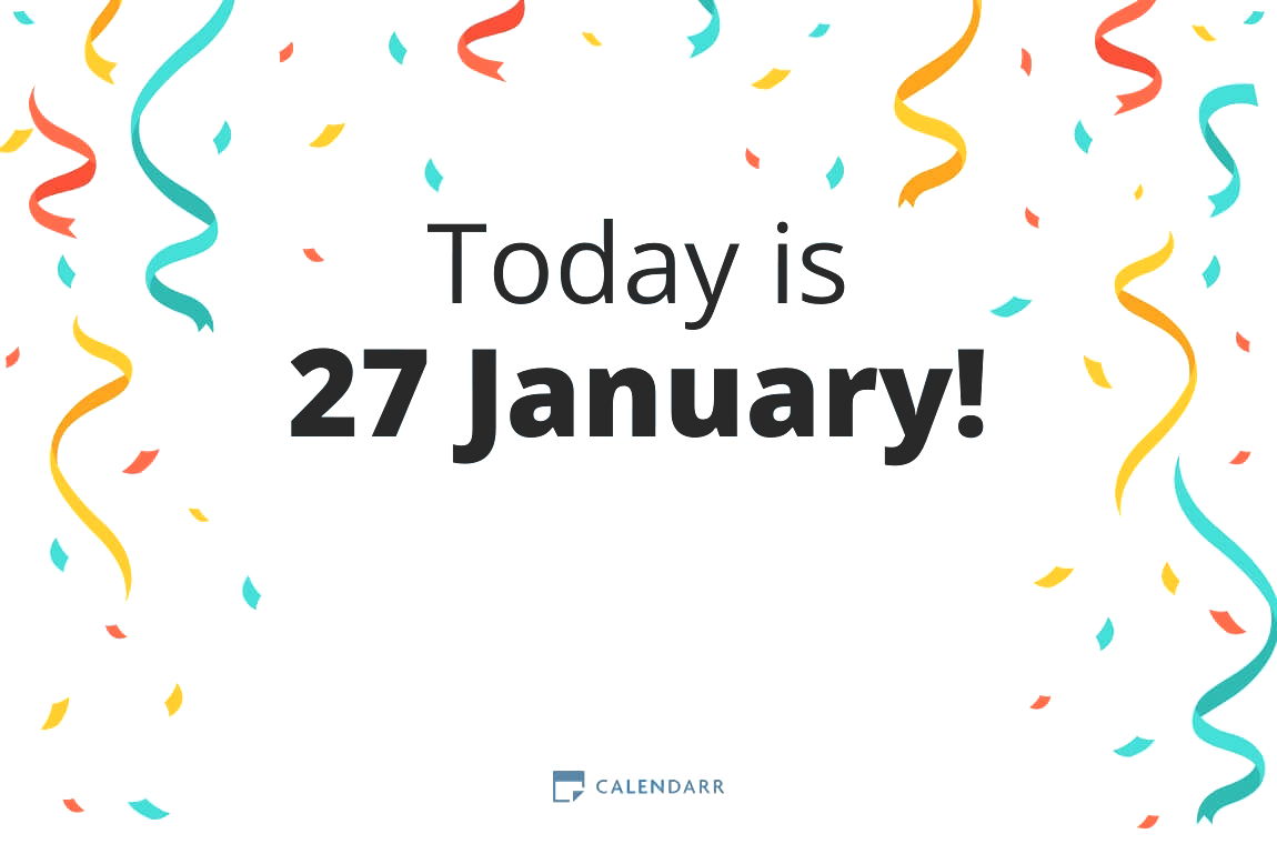 How many days until 27 January - Calendarr