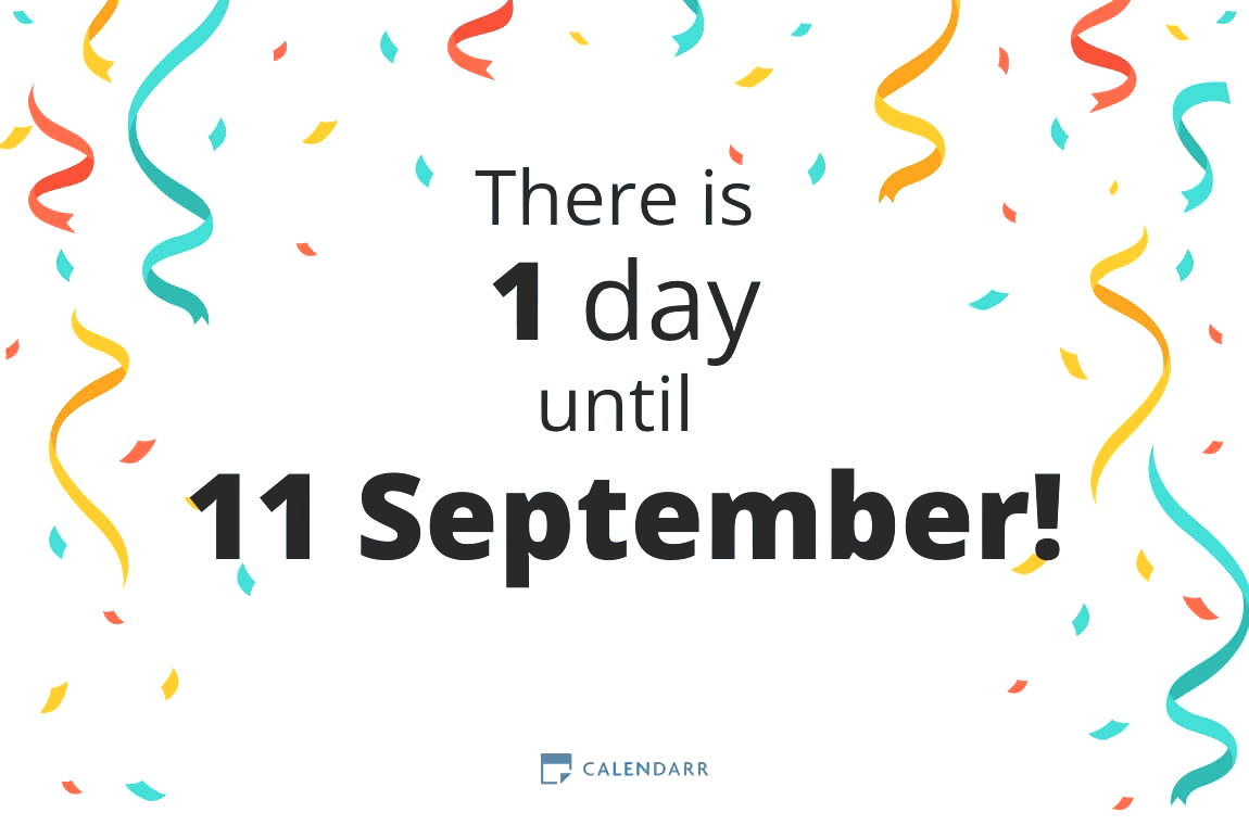 How many days until 11 September - Calendarr