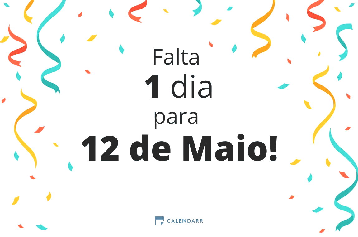 Descobre quantos dias faltam para 12 de Maio - Calendarr