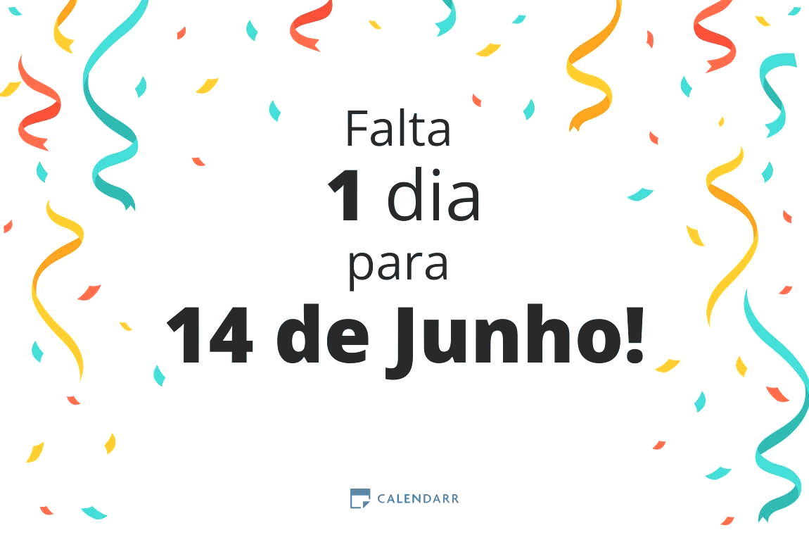 Descubra quantos dias faltam para 14 de Junho - Calendarr