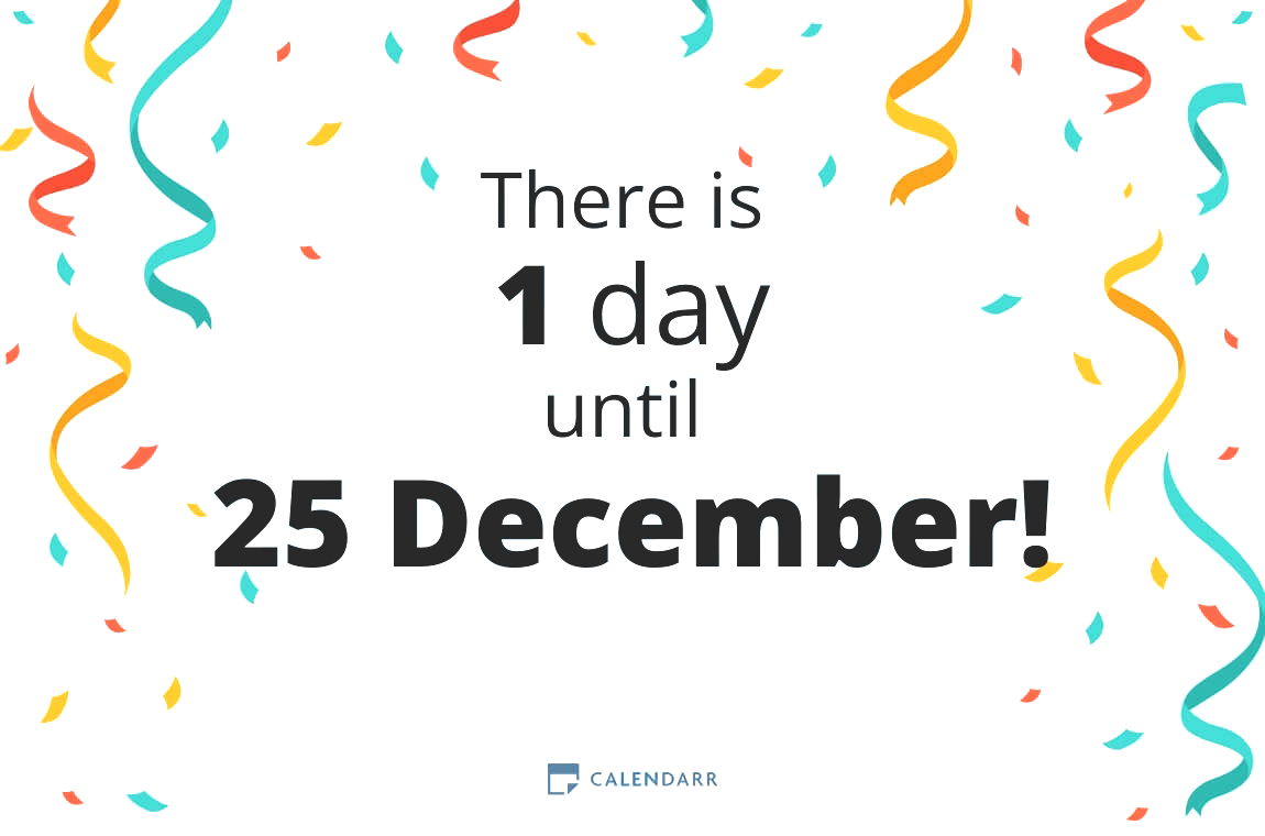 How many days until 25 December - Calendarr