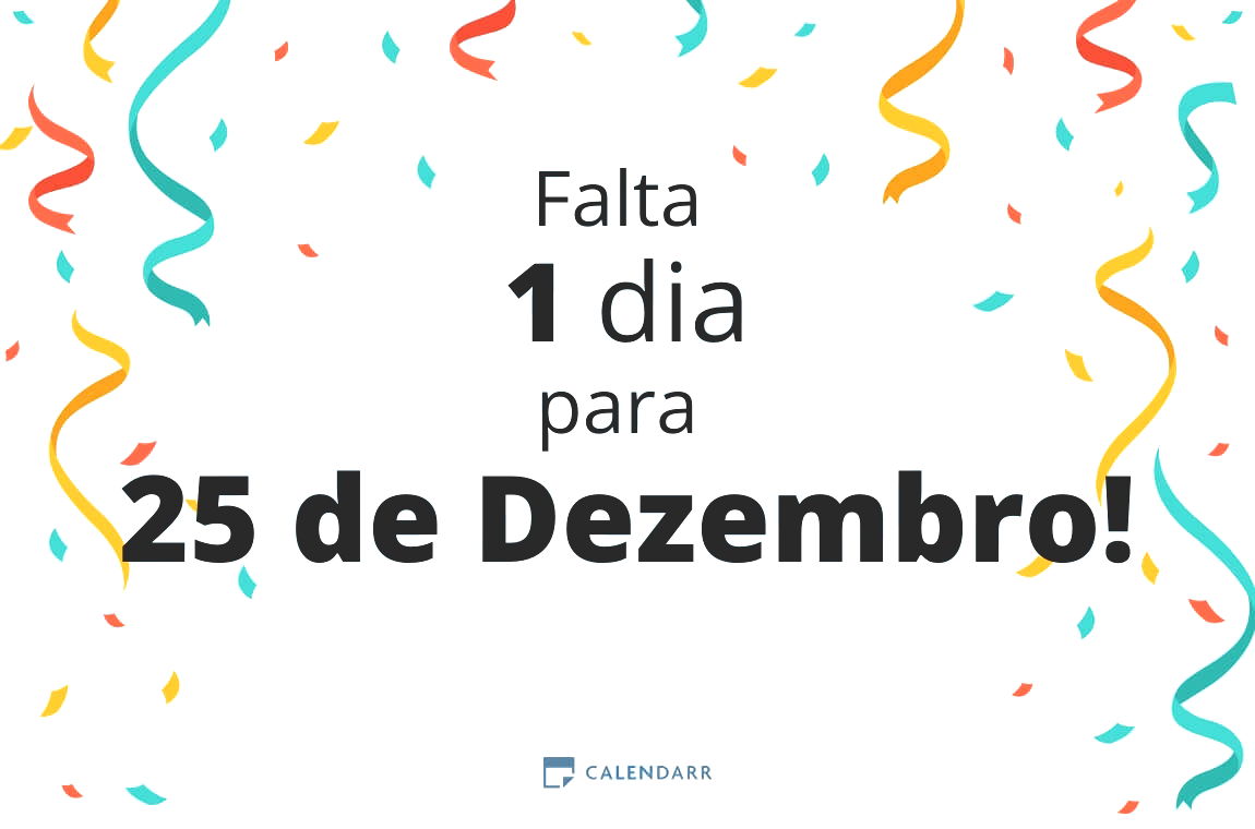 Descobre quantos dias faltam para 25 de Dezembro - Calendarr