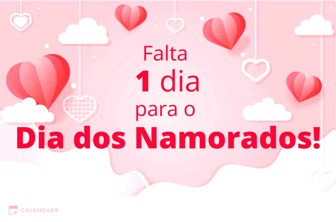 Descubra quantos dias faltam para  o Dia dos Namorados - Calendarr