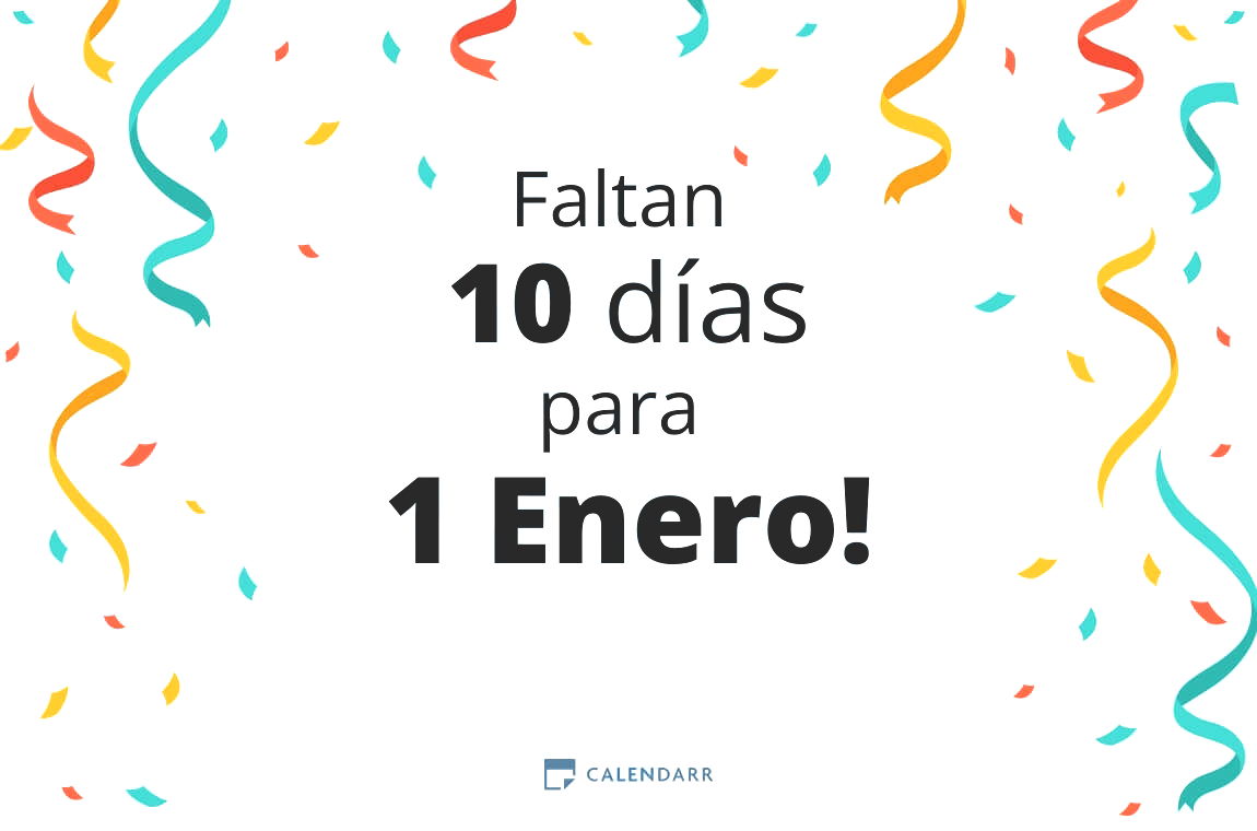 Descubre cuántos días faltan para 1 Enero - Calendarr