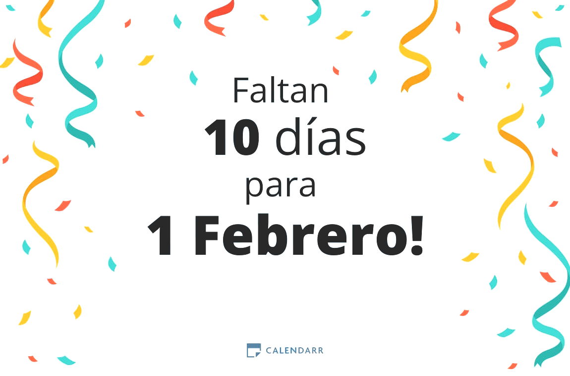 Descubre cuántos días faltan para 1 Febrero - Calendarr