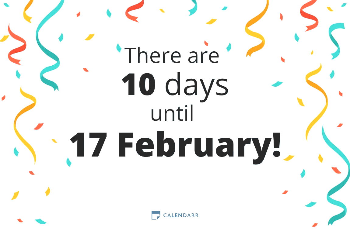 How many days until 17 February - Calendarr
