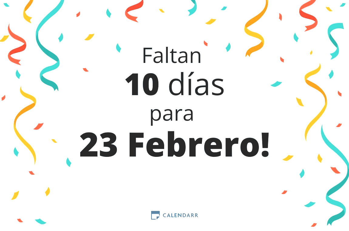 Descubre cuántos días faltan para 23 Febrero - Calendarr