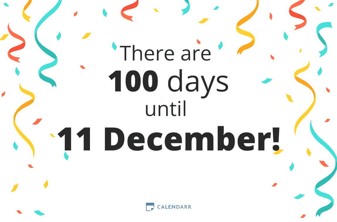 How many days until 11 December - Calendarr