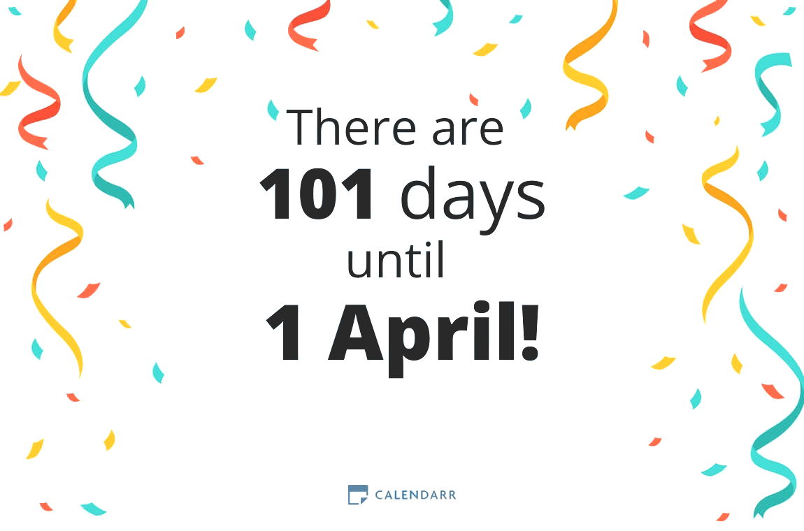 How many days until 1 April - Calendarr
