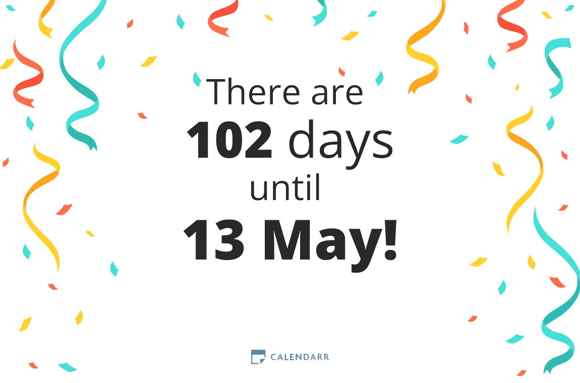 How many days until 13 May - Calendarr