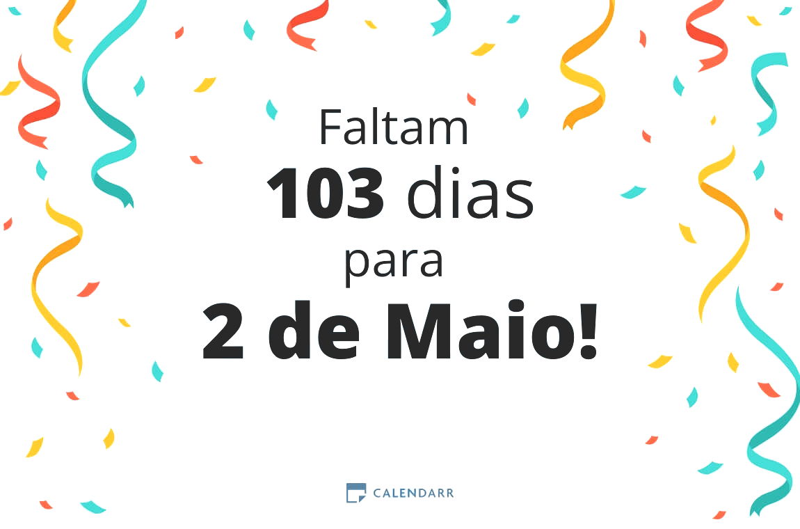 Descobre quantos dias faltam para 2 de Maio - Calendarr