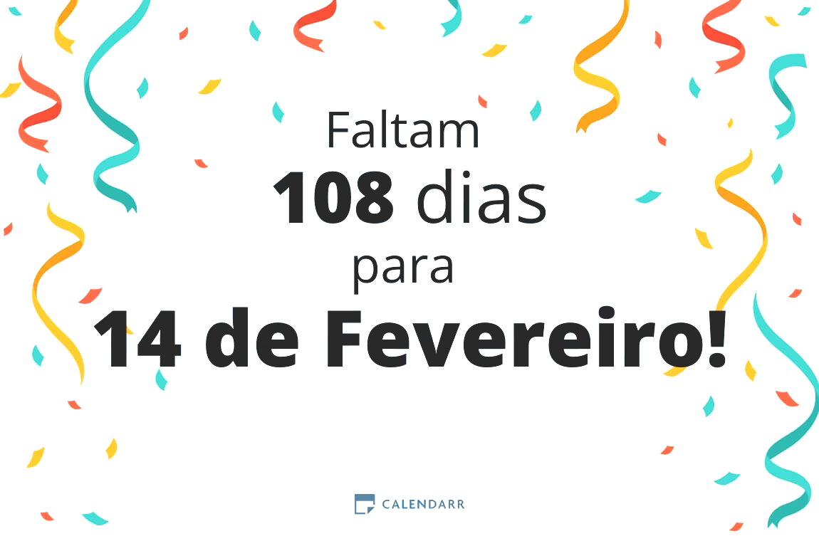 Descobre quantos dias faltam para 14 de Fevereiro - Calendarr